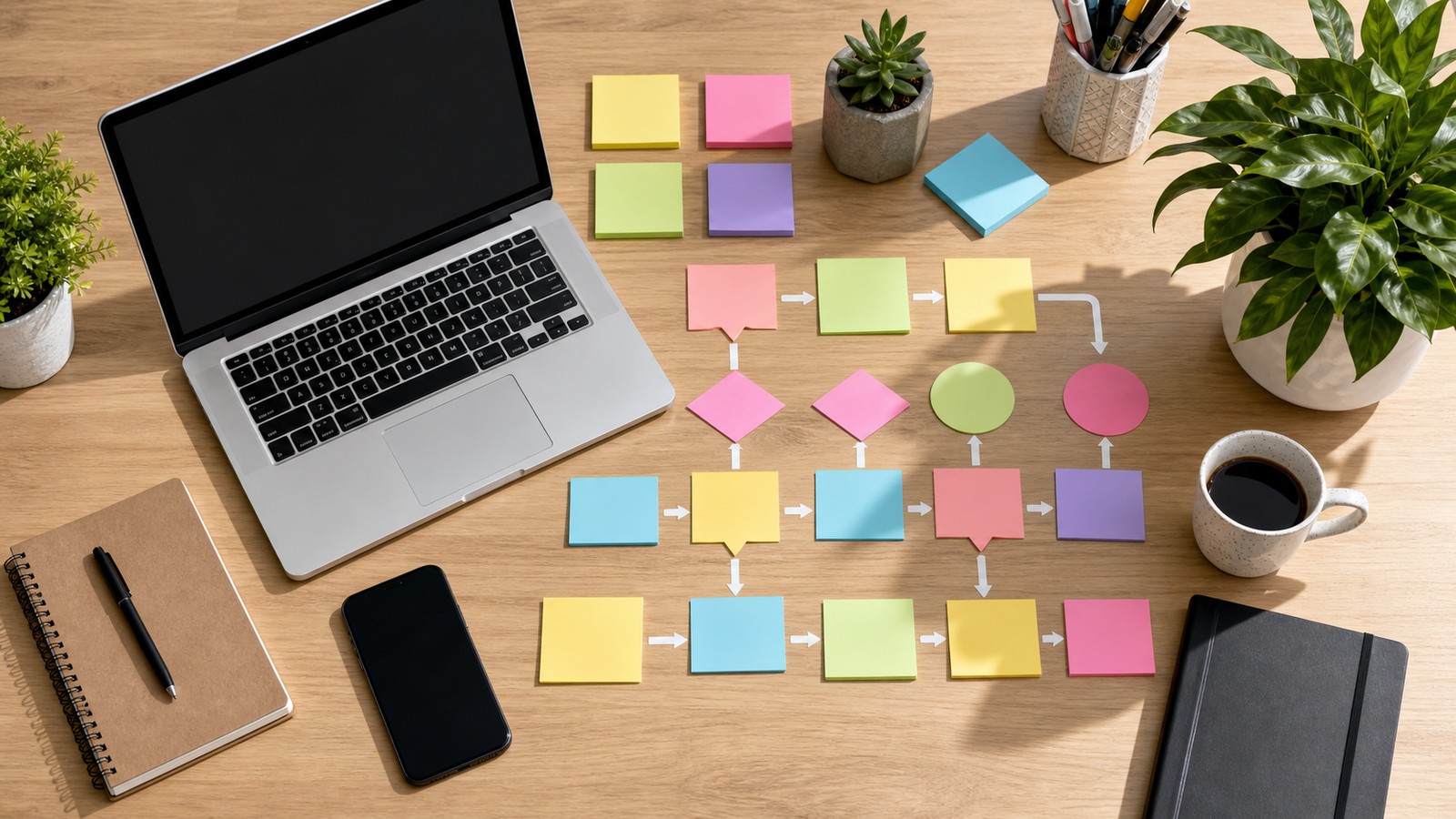 Editorial technology image representing workflow automation software.